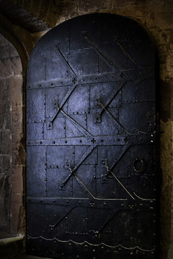 Haut Koenigsbourg Medieval Door 1 Photograph by Nadalyn Larsen