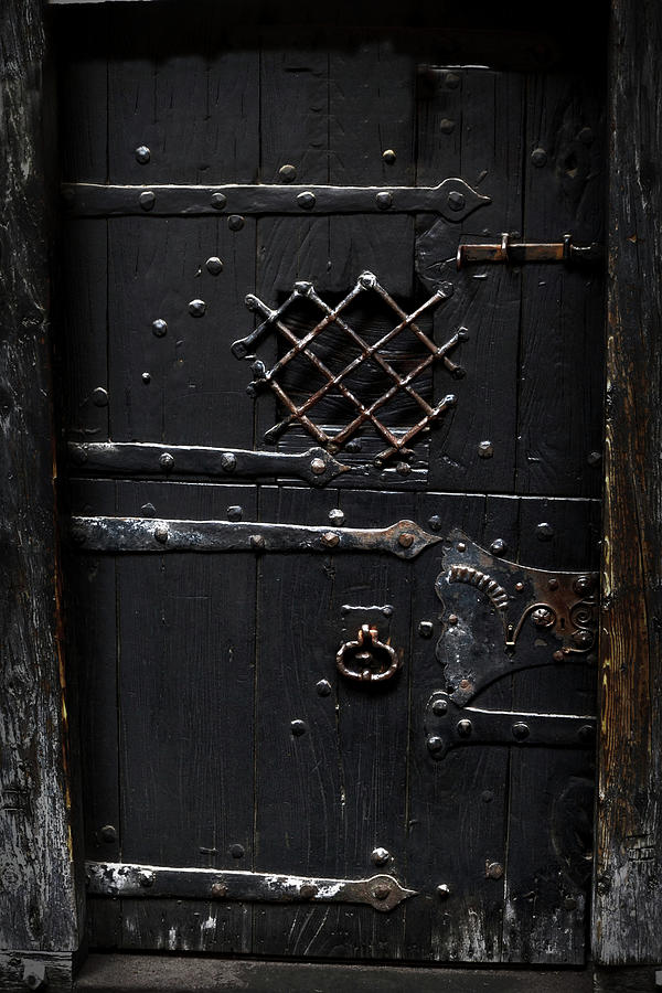 Haut Koenigsbourg Medieval Door 2 Photograph by Nadalyn Larsen