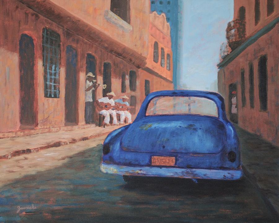 Havana Blues Painting by Alan Zawacki