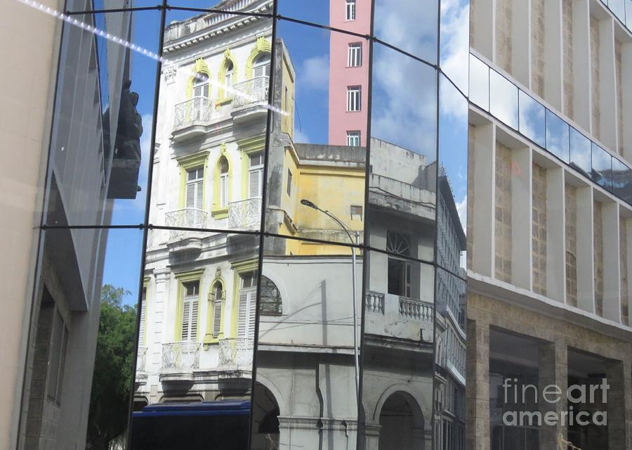 Havana Buildings Reflection Photograph by World Reflections By Sharon