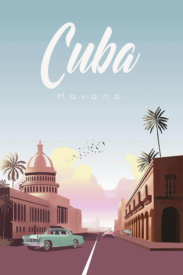 havana travel poster