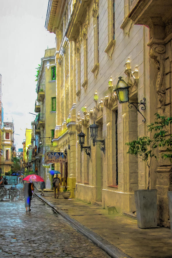 Havana rainy day  Photograph by Patricia Dennis