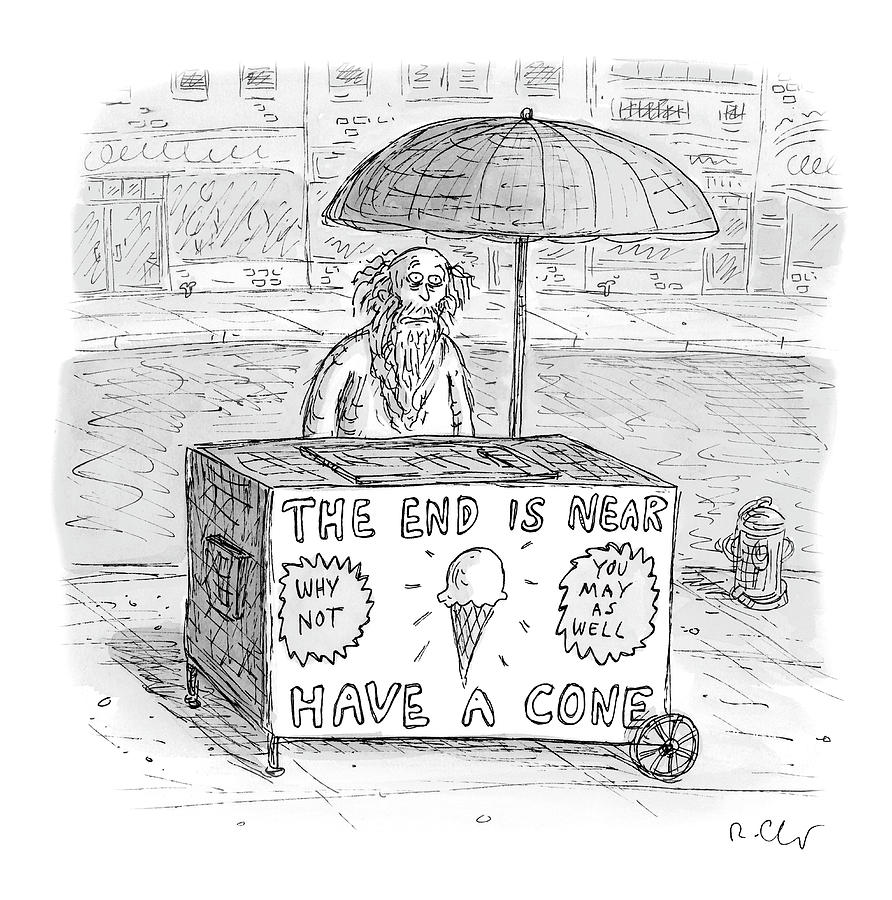 Have A Cone Drawing by Roz Chast
