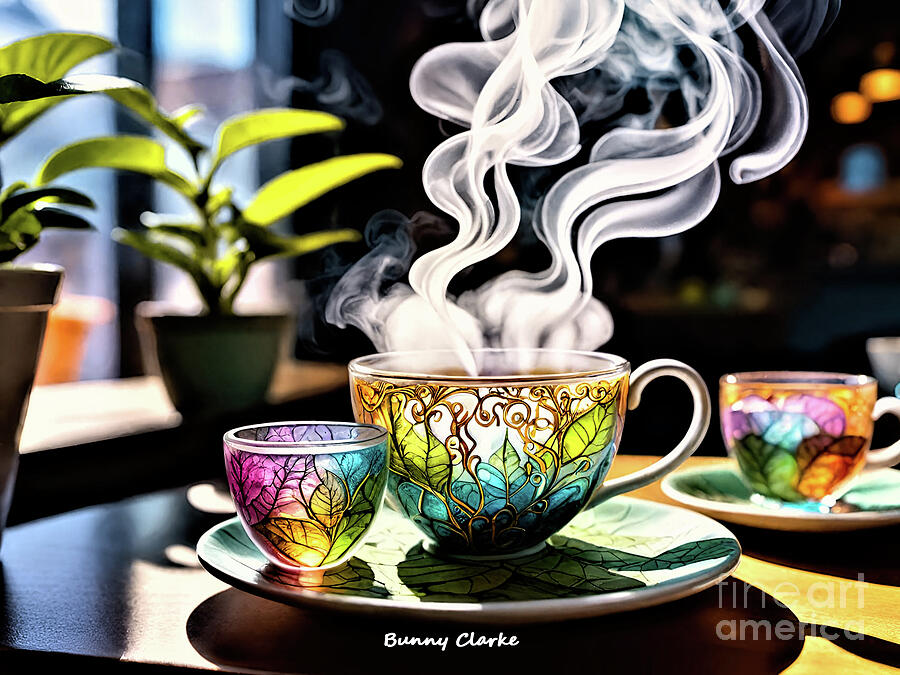 Dream Digital Art - Have a Cup of Friendship by Bunny Clarke