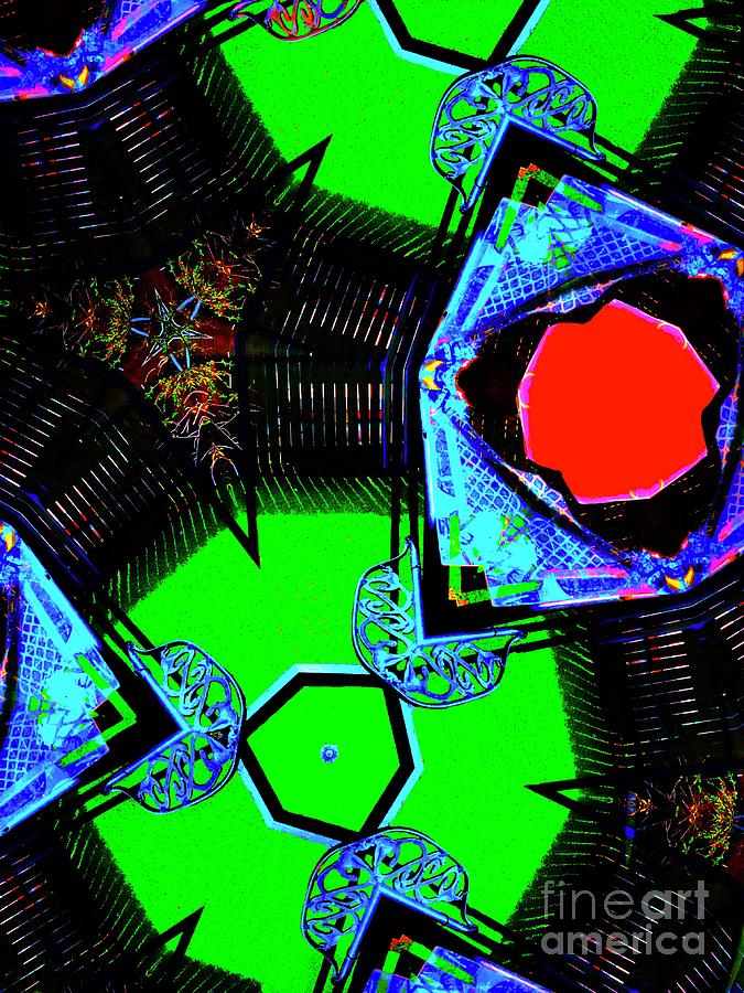 Have a LED LSD Holiday  Digital Art by Glenn Hernandez