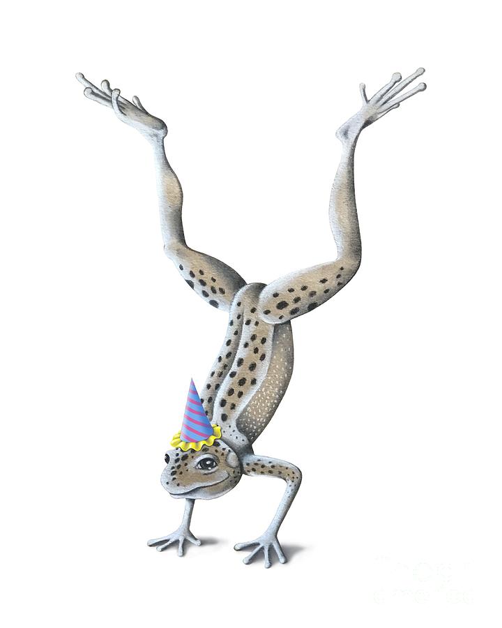 Have a Toad-ally Awesome Birthday Digital Art by Valerie White