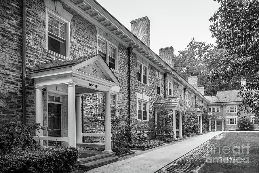 Haverford College LLoyd Hall Photograph by University Icons