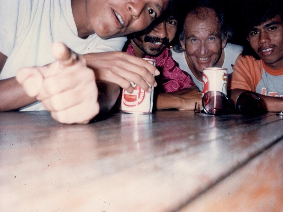 Having a Beer with Friends Photograph by Roger Swezey