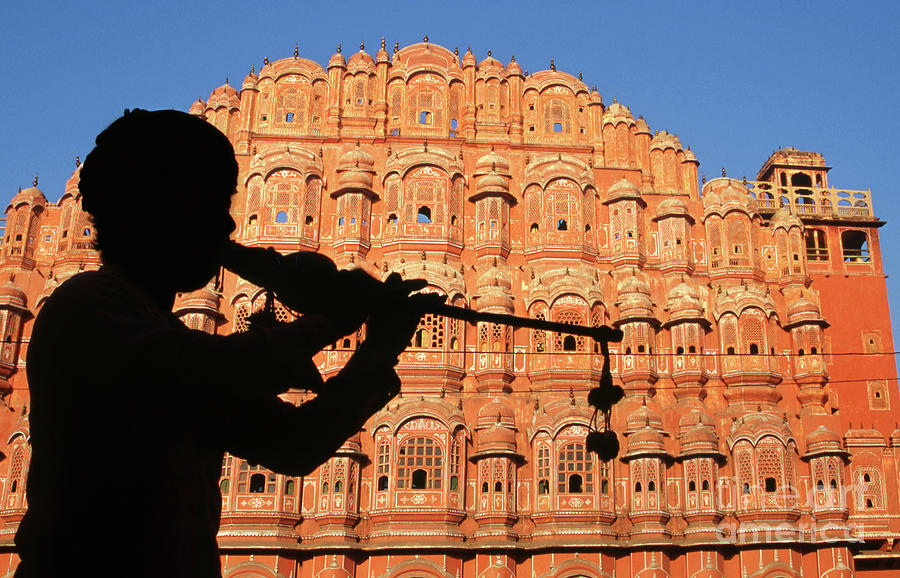 Architecture Photograph - Hawa mahal 2 by Franck Metois