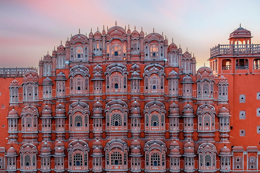 Architecture Photograph - Hawa Mahal by Manjik Pictures