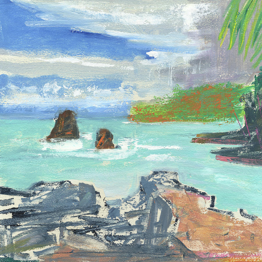 Holiday Painting - Hawaii 230201 by Chris N Rohrbach