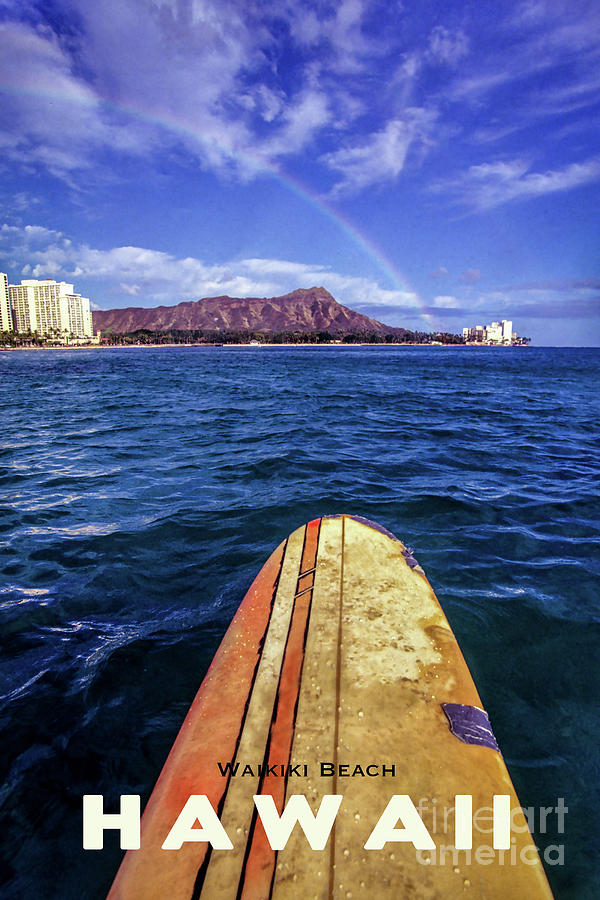 Hawaii 8, Surfing at Waikiki Photograph by John Seaton Callahan