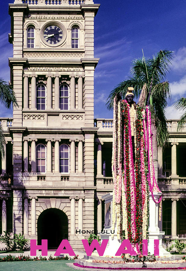 Hawaii 9, Kamehameha Statue Photograph by John Seaton Callahan