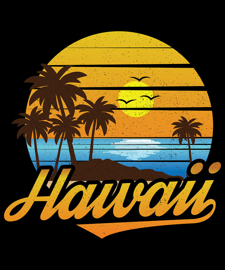 Hawaii Beach Hawaiian Island Apparel Digital Art by Michael S