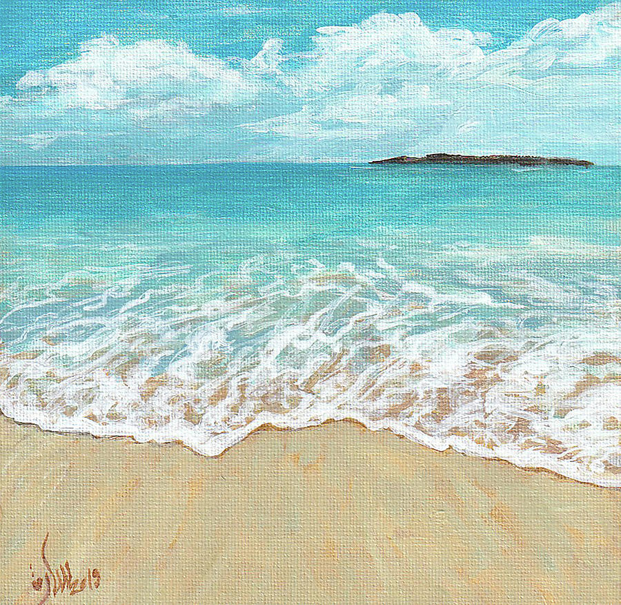 Hawaii breeze Painting by Sarra Elgammal