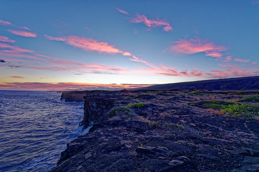 Hawaii Island Coastal Sunrise Photograph by Heidi Fickinger