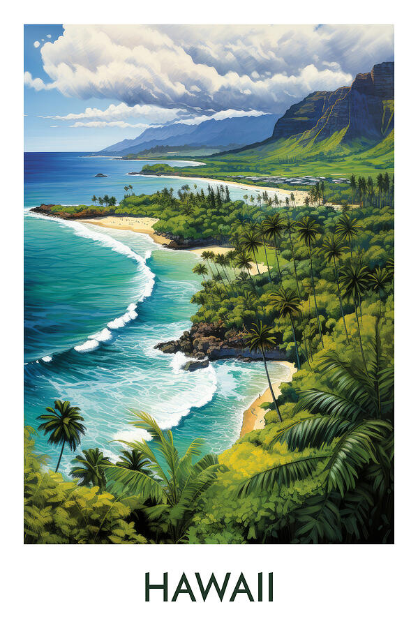 Hawaii Painting by Land of Dreams