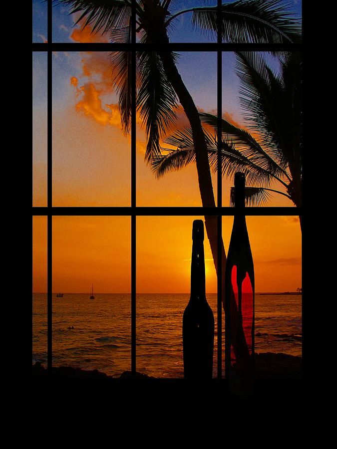 Hawaii sunset art Photograph by Athala Bruckner