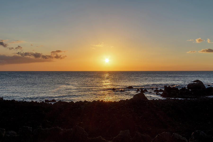 Hawaii Sunset Photograph by David Beechum