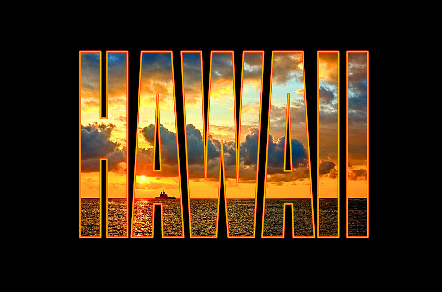 Sunset Photograph - Hawaii Sunset by David Lawson