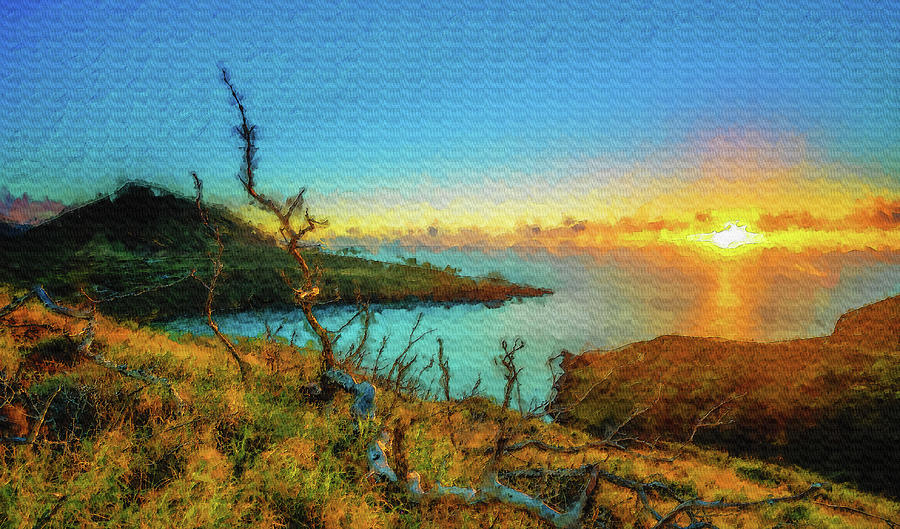 Hawaii Sunset Digital Art By Don Kuing Fine Art America