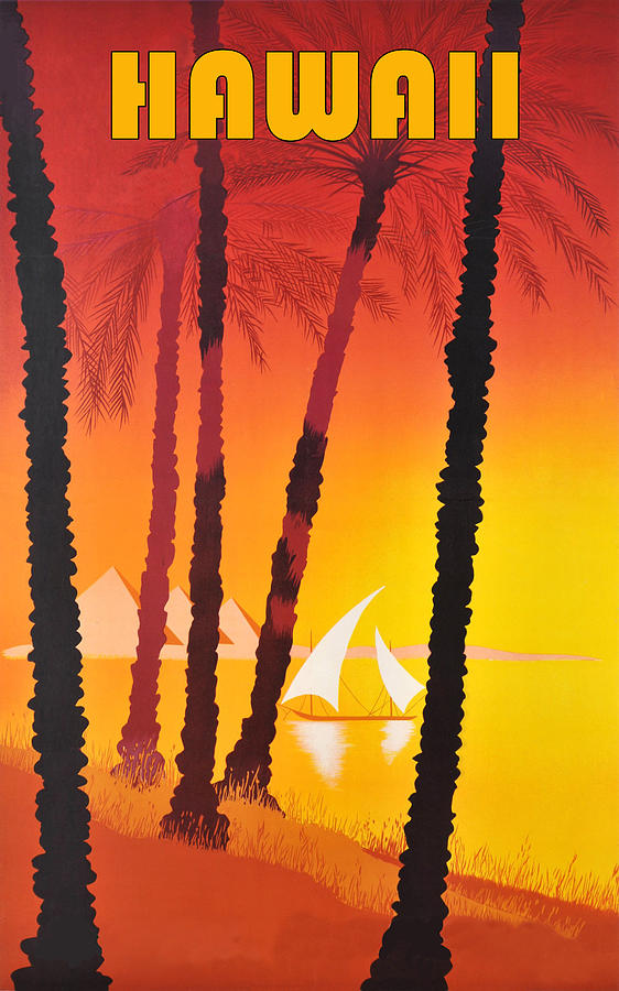 Hawaii Sunset Digital Art by Long Shot