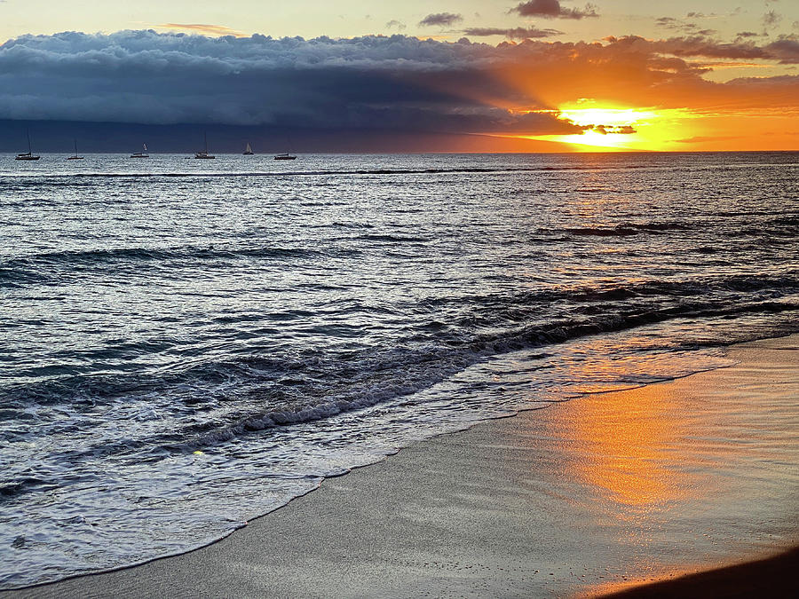 Hawaii Sunset Photograph by Shane Kelly