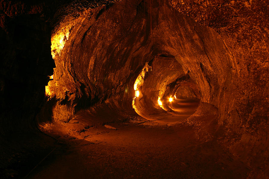 Hawaii Thurston Lava Tube Photograph by Yenwen