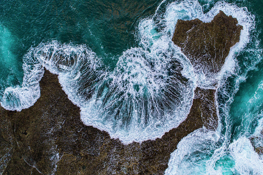 Hawaii Wave Heart Photograph by Leonardo Dale