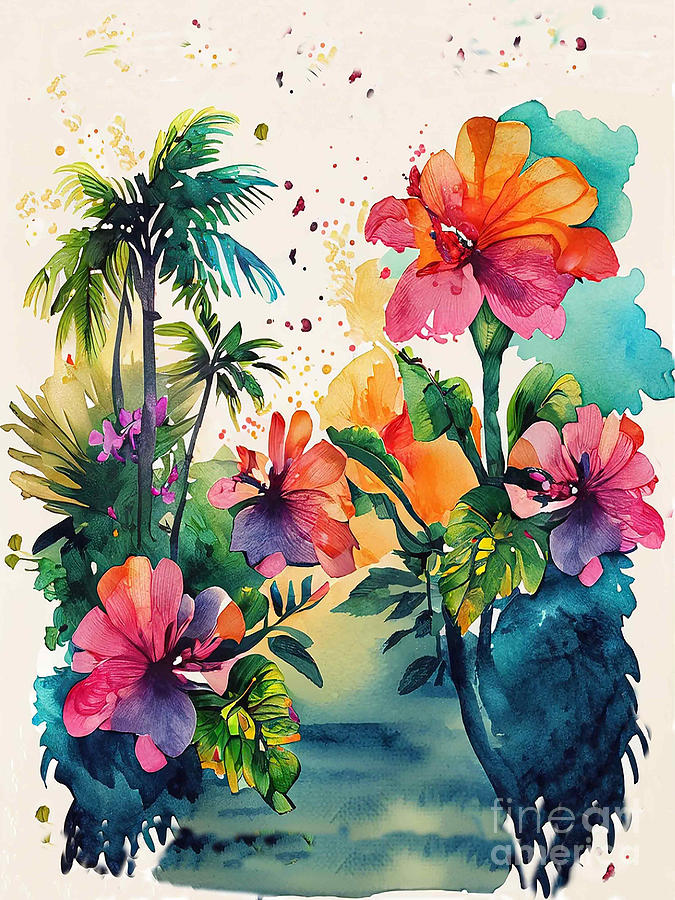 Hawaiian Dream Beach Digital Art by J Marielle
