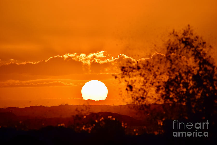 Sunrise Photograph - Hawaiian Horizon Sunrise by Debra Banks