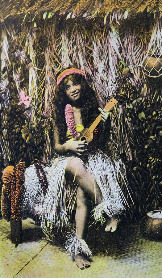 Hawaiian Hula Girl Photograph