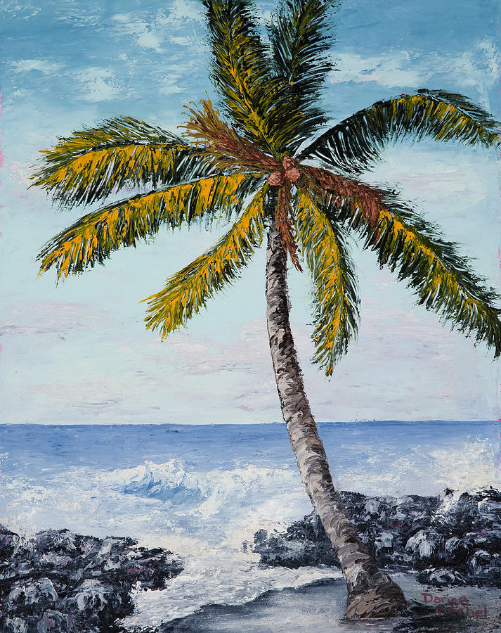 Hawaiian Island Palm Painting by Darice Machel McGuire
