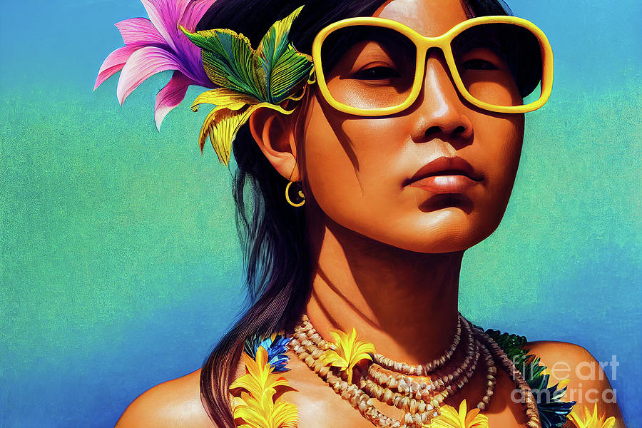 Flower Digital Art - Hawaiian Luau by Billy Bateman
