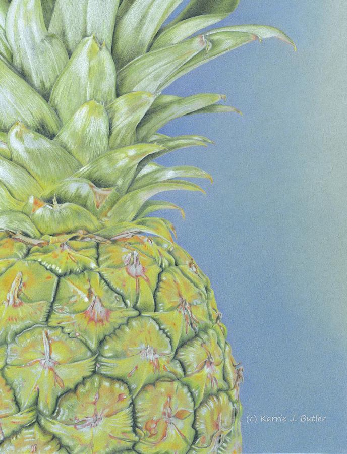 Hawaiian Pineapple Painting by Karrie J Butler