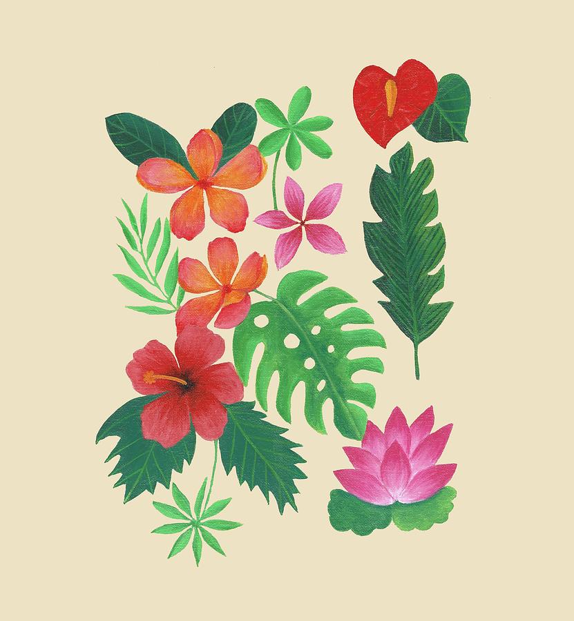 hawaiian print
