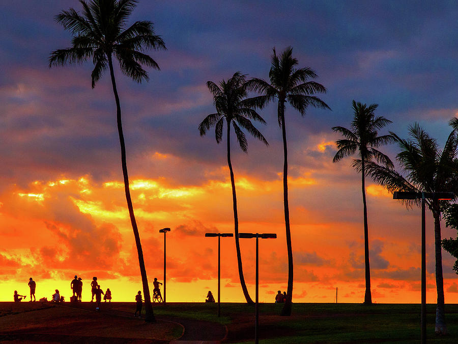 Hawaiian Silhouettes Photograph by David Desautel