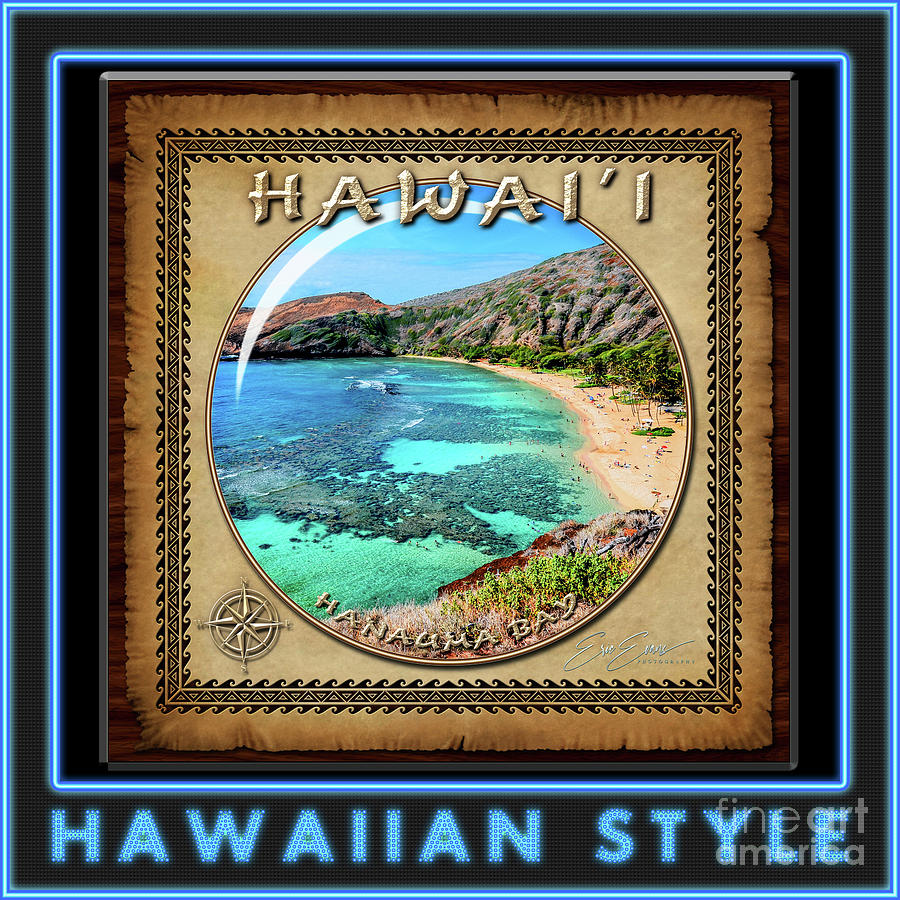 Hawaiian Style Gallery Button Photograph by Aloha Art