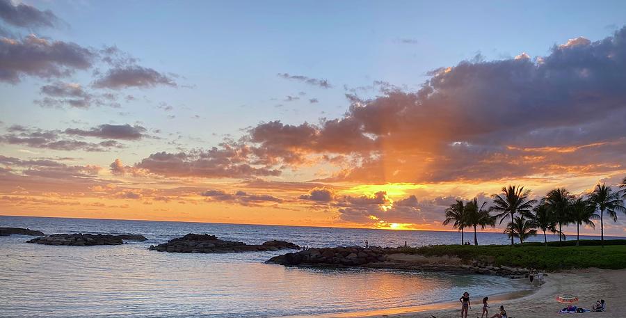 Hawaiian Sunset  Photograph by Andrea Callaway