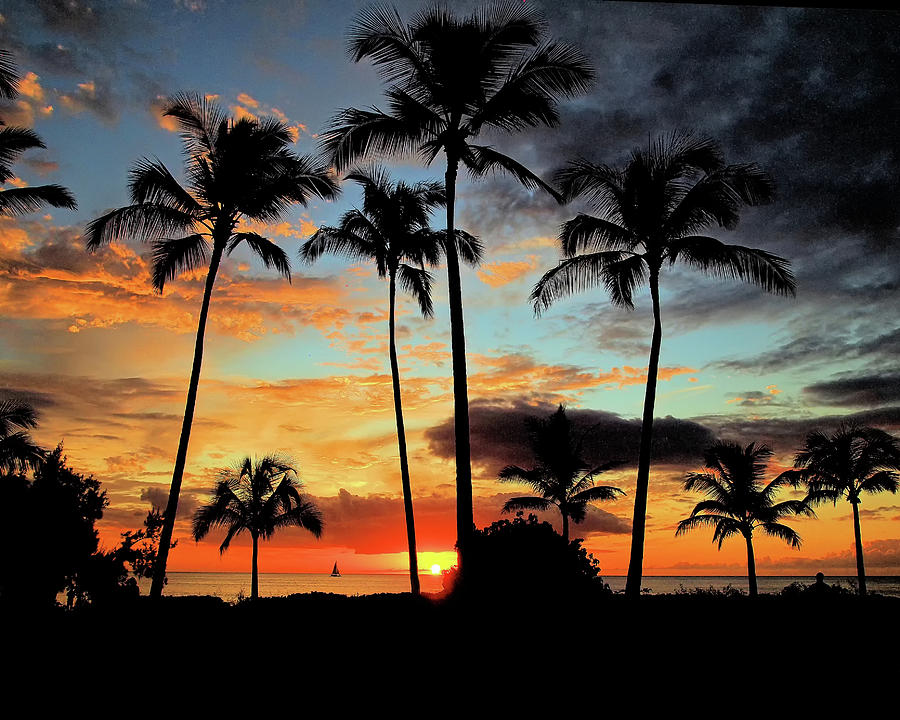 Hawaiian Sunset Photograph by Scott Olsen