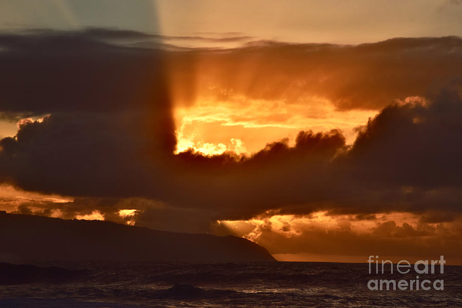 Beach Photograph - Hawaiian Sunset Serendipity  by Debra Banks