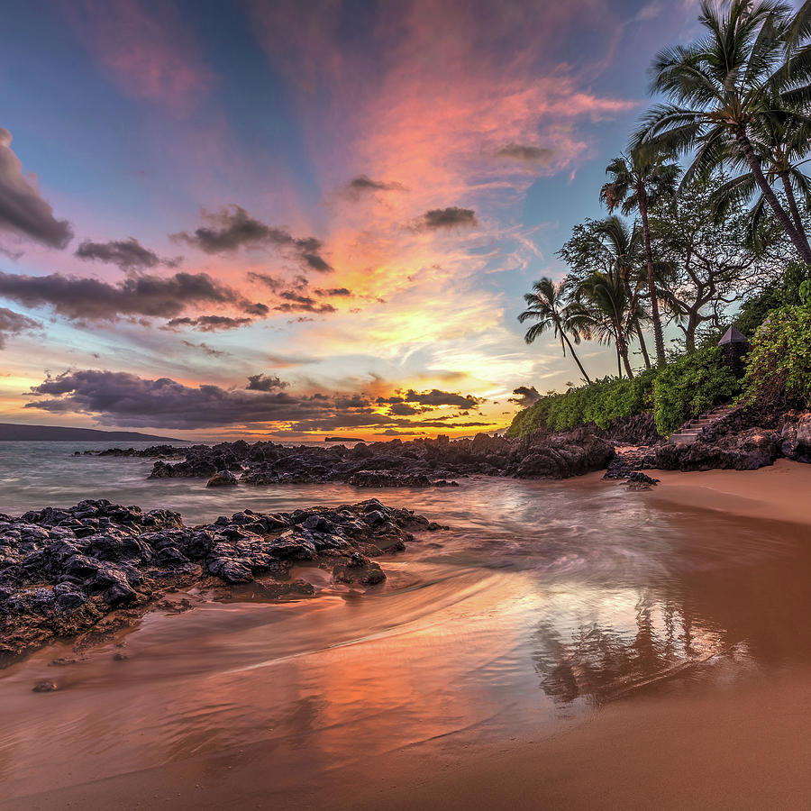 Dramatic Hawaiian Sunset Photograph by Sqwhere Photo - Fine Art America