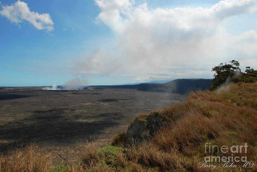 Hawaiian volcanic steam Photograph by Barry Bohn