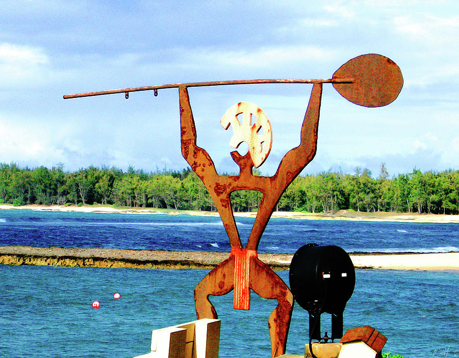 Hawaiian Warrior on Beach Photograph by Rick Harmon Shutterricky Photography Collections And Hawaiian Warrior on Beach Photograph by Rick Harmon Shutterricky Photography Collections And