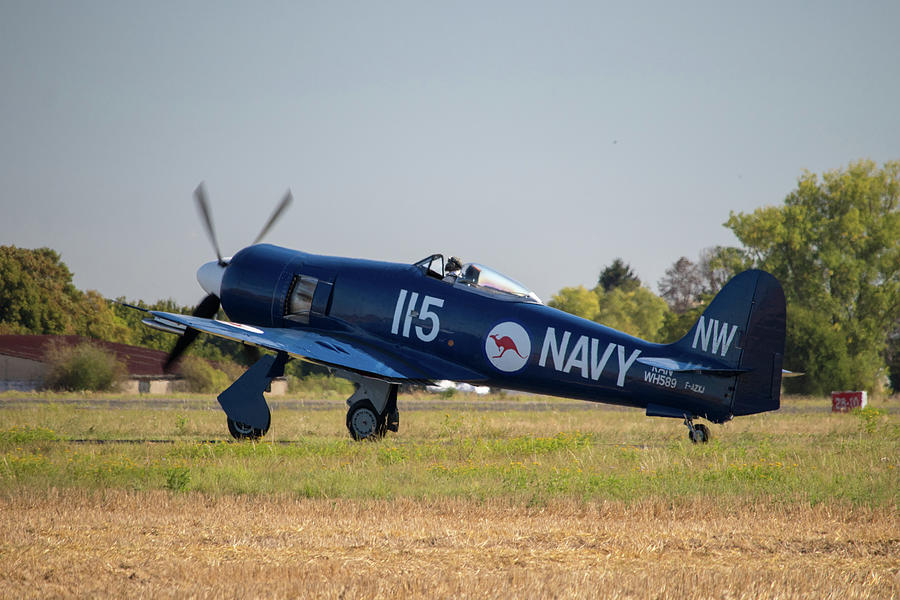 Hawker Fury/Sea Fury plane Photograph by Avenue Des Images Hawker Fury/Sea Fury plane Photograph by Avenue Des Images