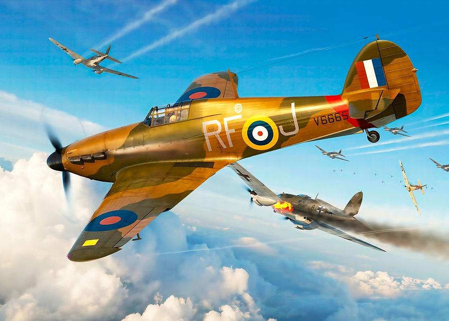 Hawker Hurricane RAF Conquer the Skies with Fighter Aircraft Unleash ...