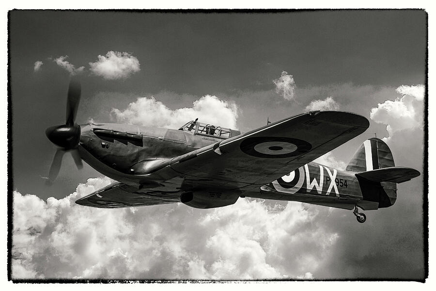Hawker Hurricane retro print Photograph by Chris Smith