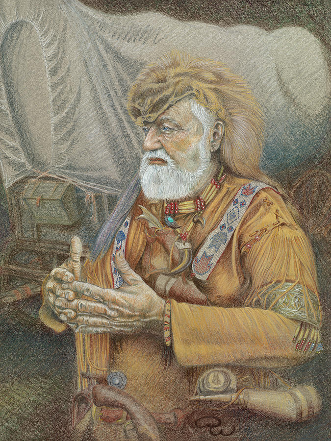 Hawkeye-Trail Guide Drawing by David Walker Hawkeye-Trail Guide Drawing by David Walker
