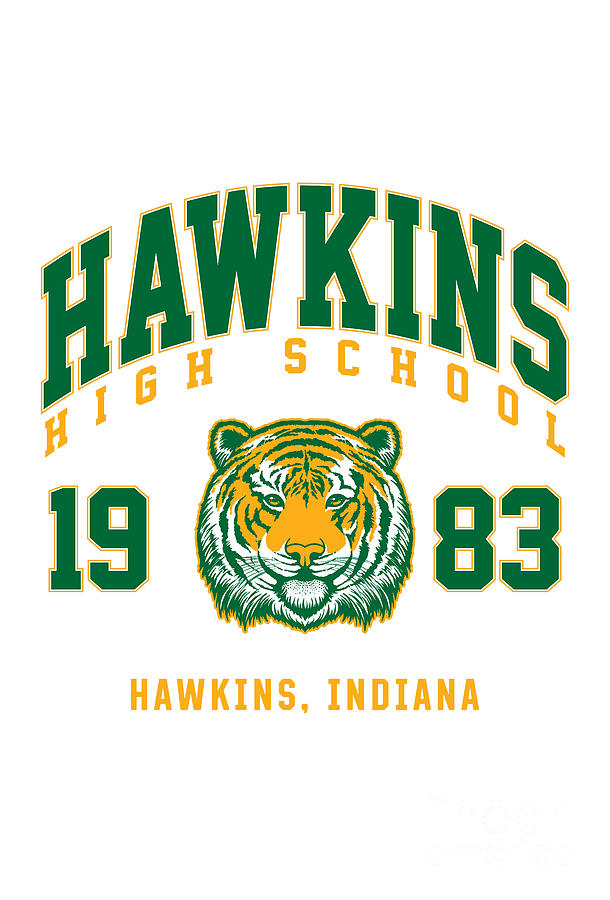 Hawkins High School 1983 Indiana Digital Art by Kirania Finest Hawkins High School 1983 Indiana Digital Art by Kirania Finest