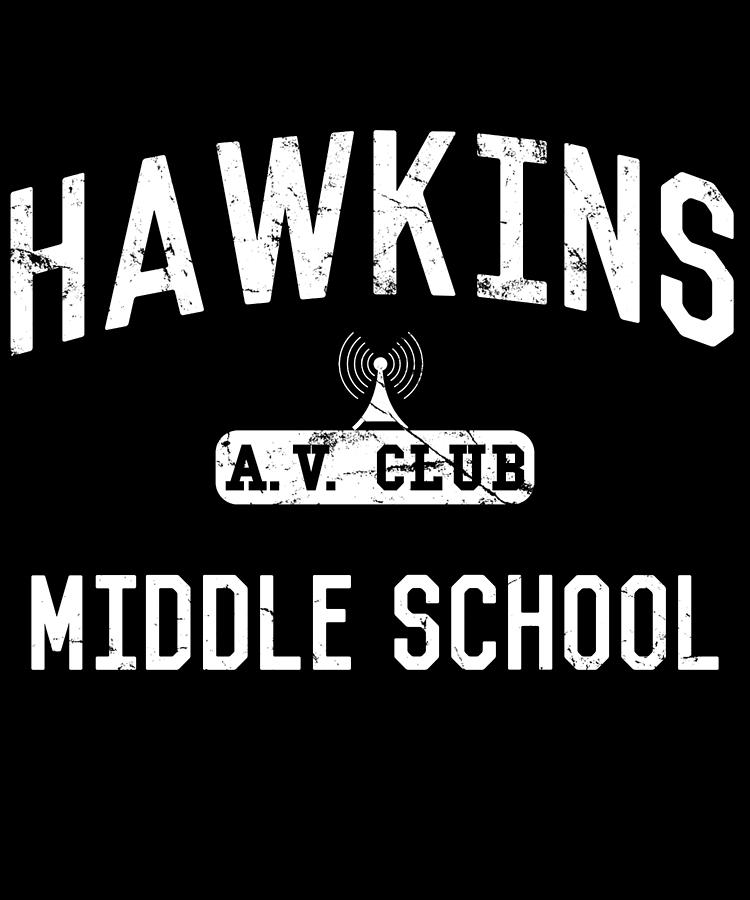 Hawkins Middle School Av Club Digital Art by Flippin Sweet Gear